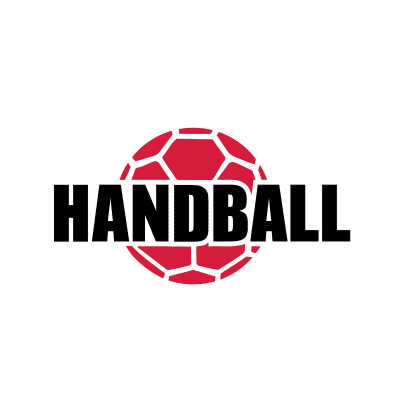 Mẫu logo câu lạc bóng ném Handball đẹp 1-01