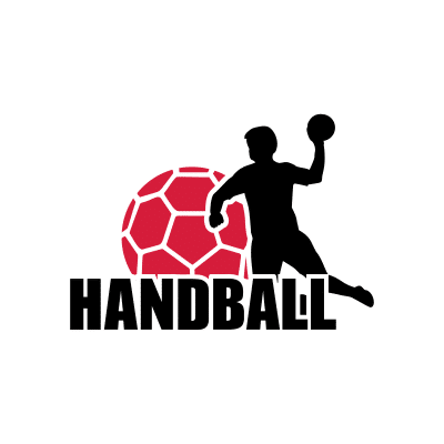 Mẫu logo câu lạc bóng ném Handball đẹp 1-03
