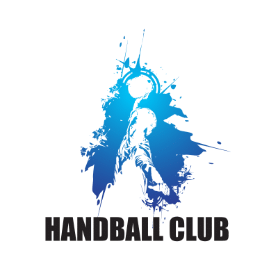 Mẫu logo câu lạc bóng ném Handball đẹp 1-16