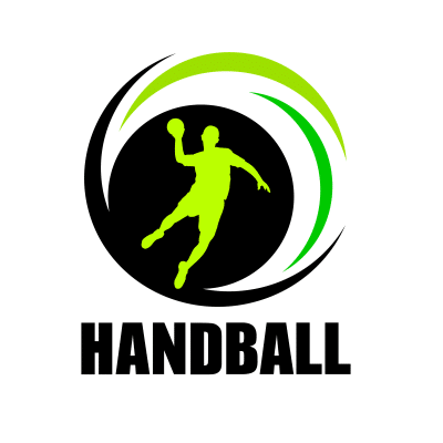 Mẫu logo câu lạc bóng ném Handball đẹp 1-18