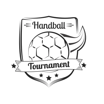 Mẫu logo câu lạc bóng ném Handball đẹp 1-21