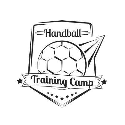 Mẫu logo câu lạc bóng ném Handball đẹp 1-22