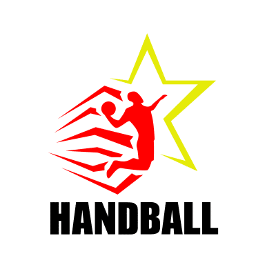 Mẫu logo câu lạc bóng ném Handball đẹp 1-32