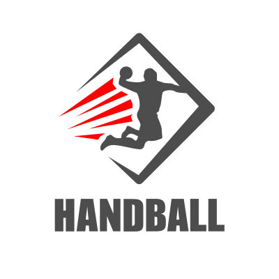 Mẫu logo câu lạc bóng ném Handball đẹp 1-33