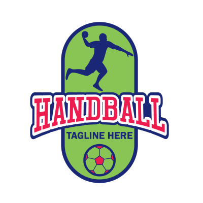 Mẫu logo câu lạc bóng ném Handball đẹp 1-40