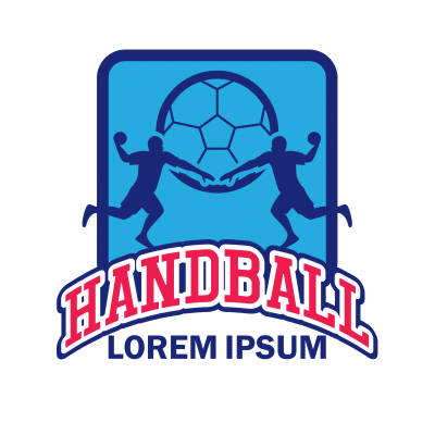 Mẫu logo câu lạc bóng ném Handball đẹp 1-41
