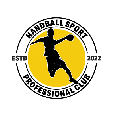 Mẫu logo câu lạc bóng ném Handball đẹp 2-09