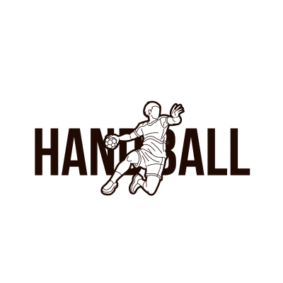 Mẫu logo câu lạc bóng ném Handball đẹp 2-14
