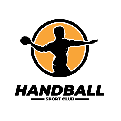 Mẫu logo câu lạc bóng ném Handball đẹp 2-17